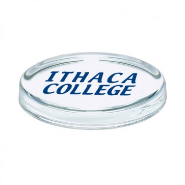 #1593 Oval Glass Paperweight