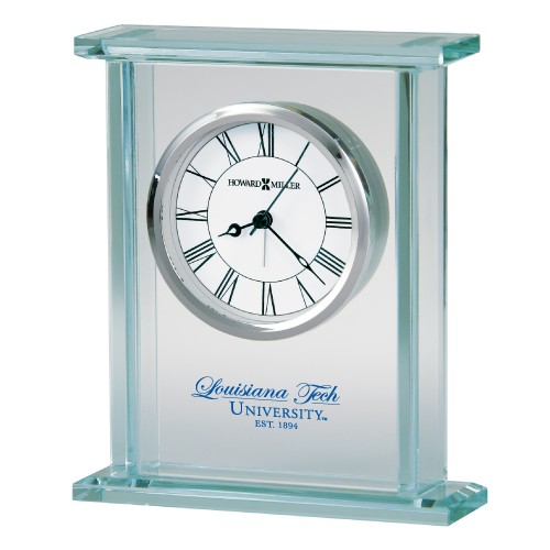 #1663 Kerrigan Glass Clock - Desk Items - R&D Specialty