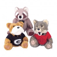 Bulldog, Raccoon, Wolf