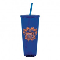 #1826 Large Straw Tumbler - 20oz