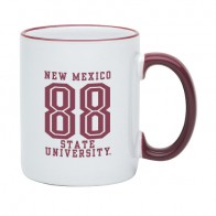 #203 Colored Handle Rim Mug - 11oz