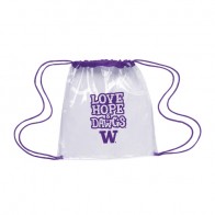 #2092 Clear Drawstring Stadium Tote