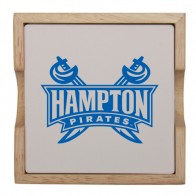 #2298 Square Stone Coaster Set
