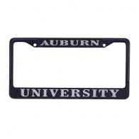 #602 Black Metal License Frame