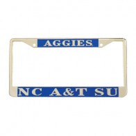 #605 Brass Plated License Frame