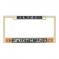 #606 Classic Brass License Frame