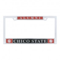 #607 Polished Chrome License Frame